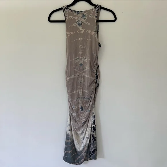 EUC🔹️River + Sky Go for Bold Dress Tie Dye Sleeveless Racerback Midi - Picture 3 of 5